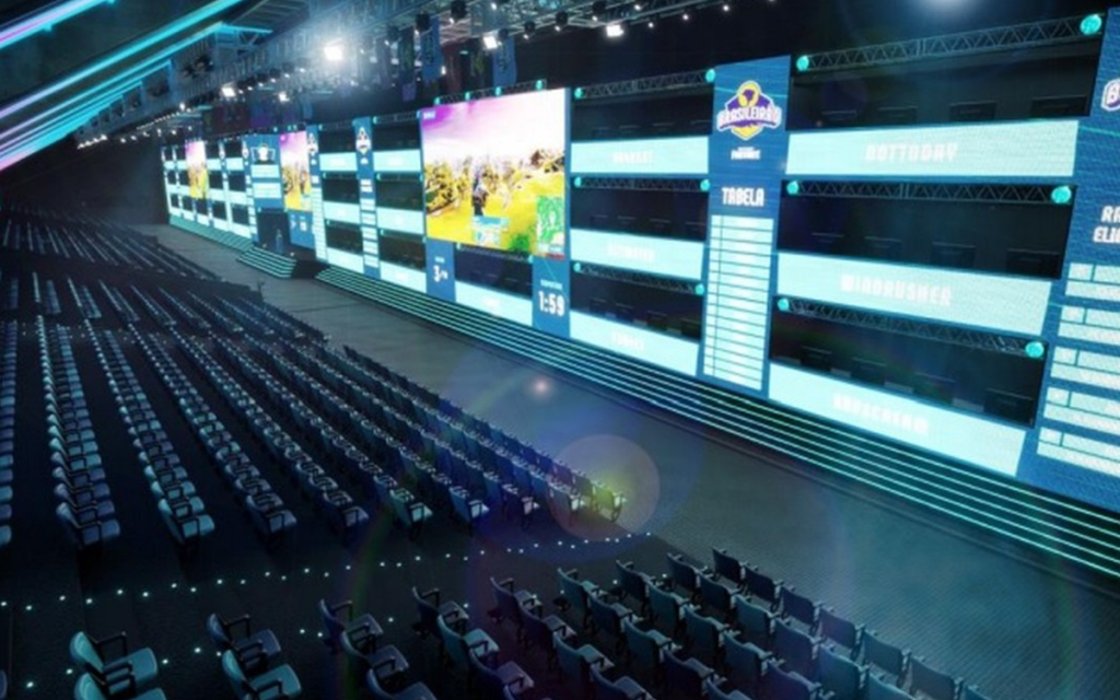 Palco da futura Arena Battle Royale, uma das próximas Arenas a serem construídas no Brasil.